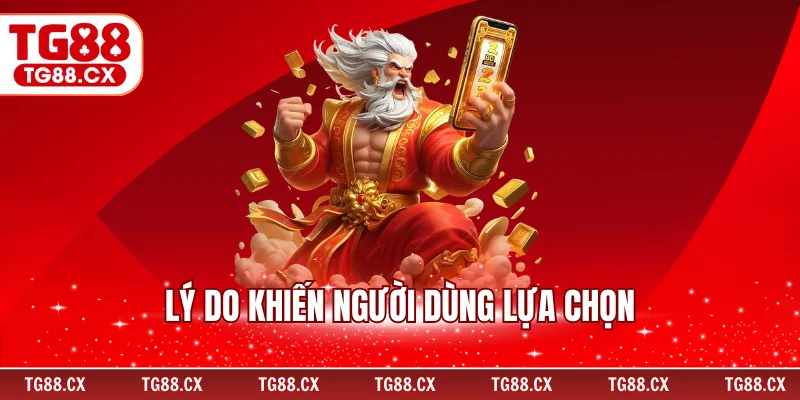 Lý do khiến người dùng lựa chọn